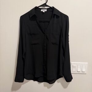 Express Black Portofino Shirt